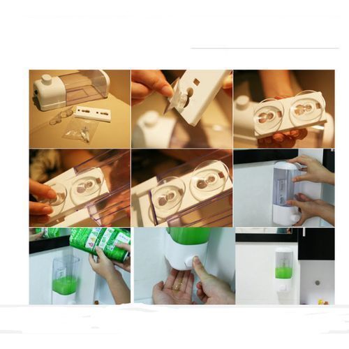 Suction Wall-mounted Mini Soap Emulsion Liq Soap Dispenser Kitchen Bathroom Wash Hands Body Hanging Wall Holders