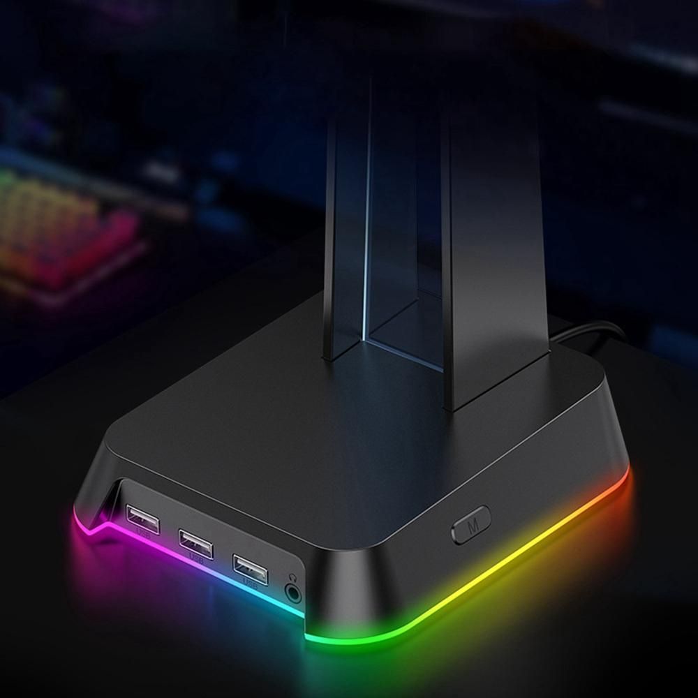 Onikuma St-2 Headset Stand Rgb with 3 USB Ports Desktop