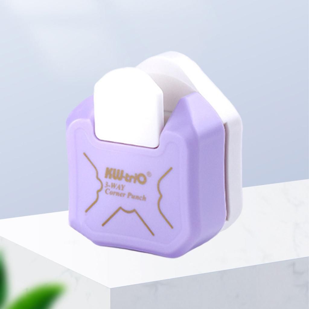 2pcs 3 In1 Corner Rounder Punch DIY Cutter Card Border Paper