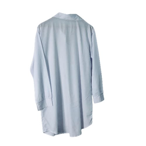 Shirt Dress With Mini Jacket- White