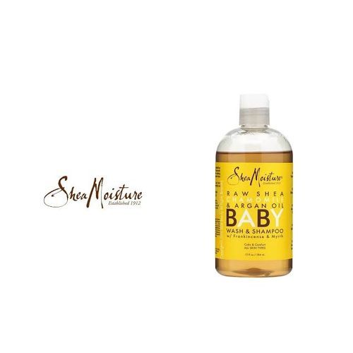 RAW SHEA CHAMOMILE & ARGAN OIL BABY WASH & SHAMPOO(384ml)