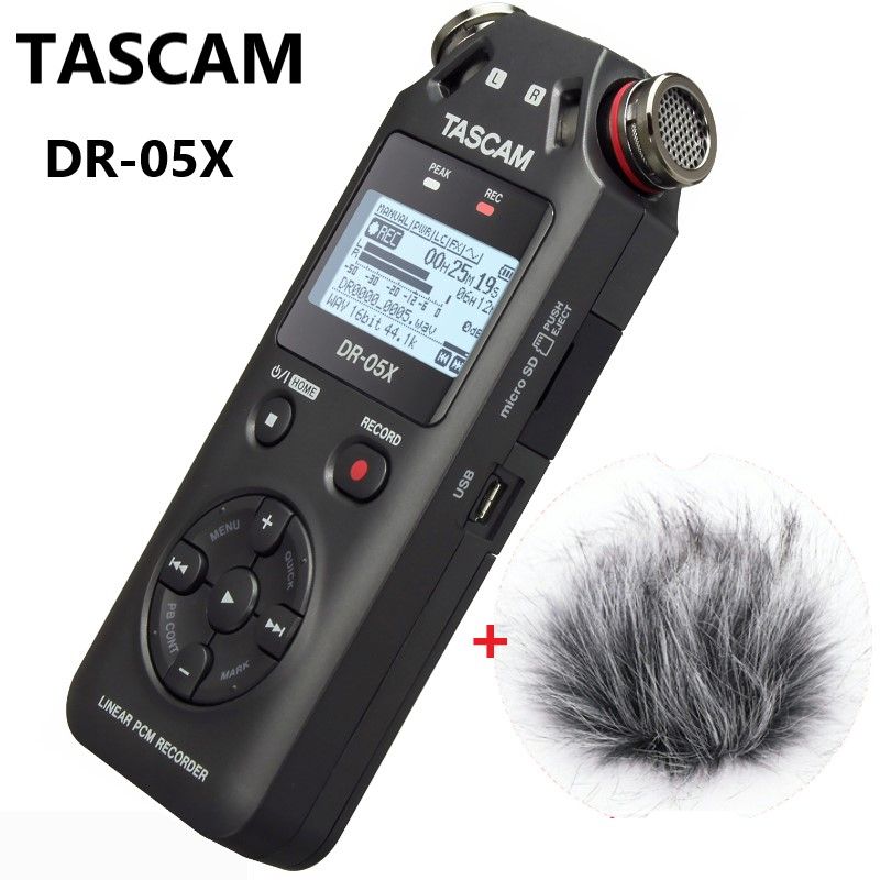 TASCAM DR05X DR-05X Portable Digital Voice Recorder Interview Recorder MP3 HD Noise Reduction