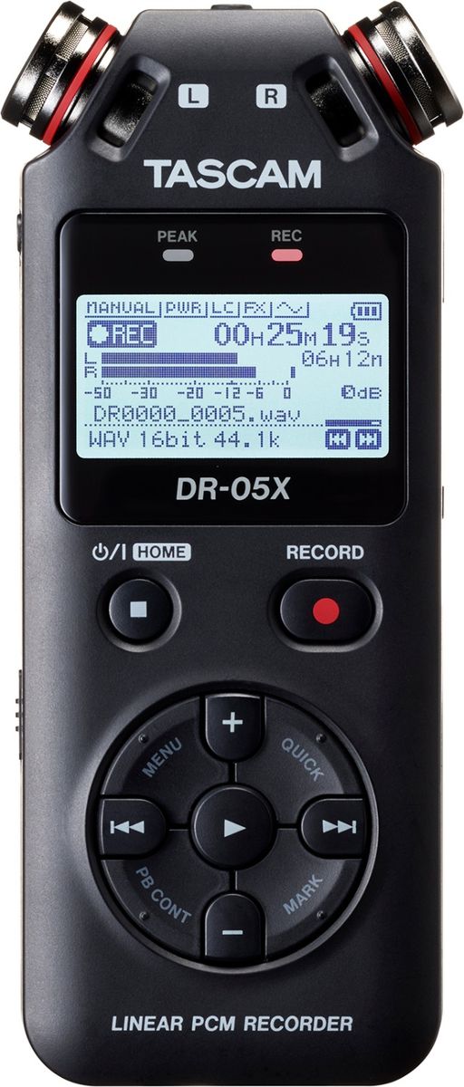 TASCAM DR05X DR-05X Portable Digital Voice Recorder Interview Recorder MP3 HD Noise Reduction