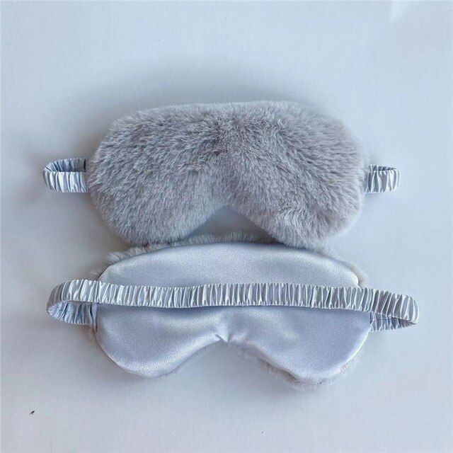 Plush Silk Sleep Eye Mask Sleeping Masks Night Eyeshade