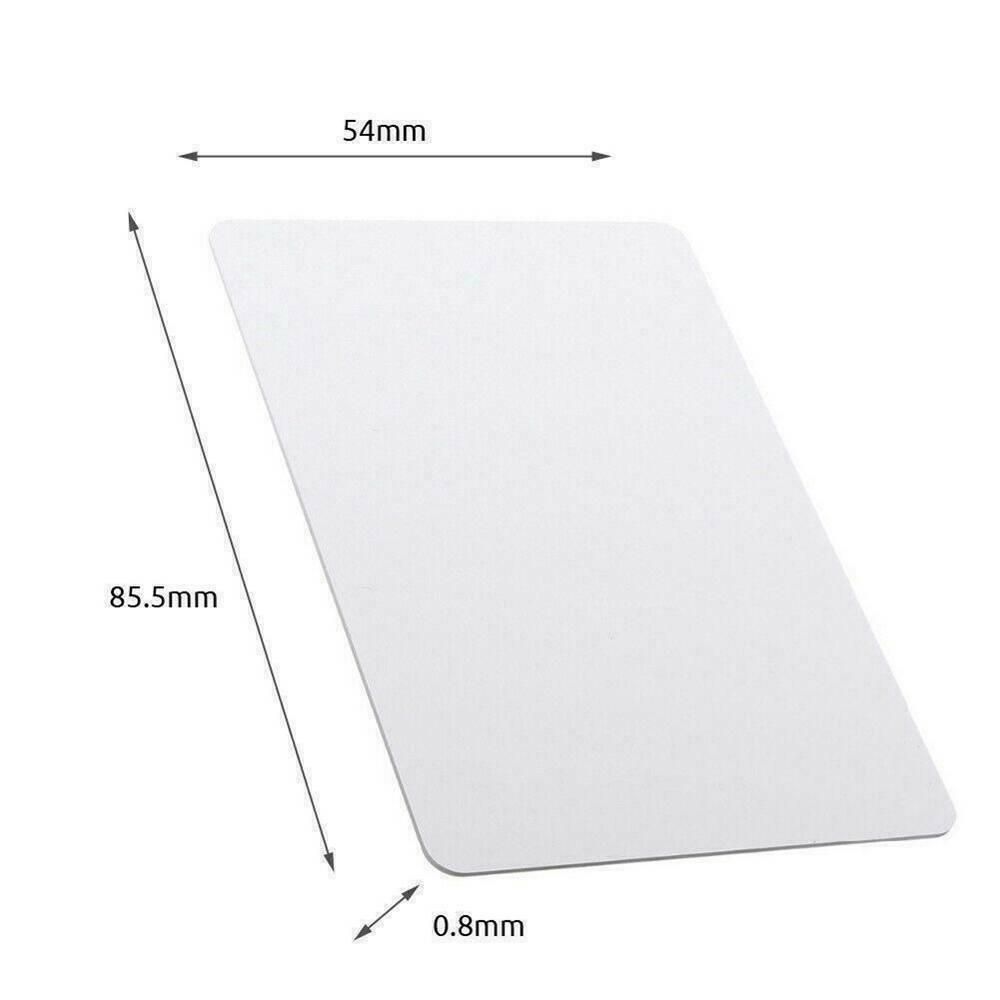 20Pcs NFC Cards White Blank for NTAG215 PVC Tags Waterpoof