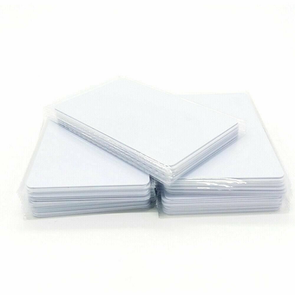 20Pcs NFC Cards White Blank for NTAG215 PVC Tags Waterpoof