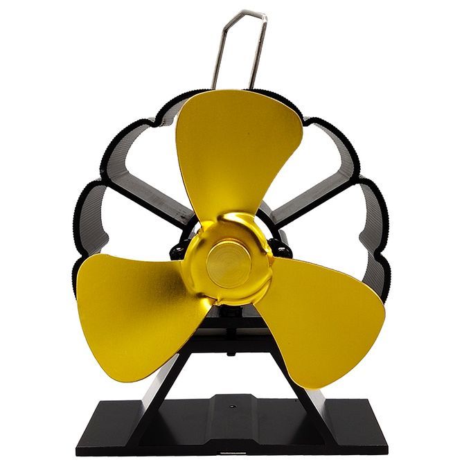 Bakeey 3-leaf Heat Fireplace Fan Powered Home Efficient Heat