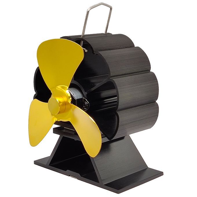 Bakeey 3-leaf Heat Fireplace Fan Powered Home Efficient Heat