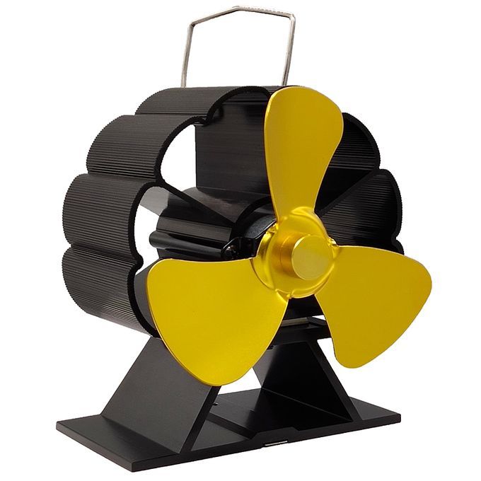 Bakeey 3-leaf Heat Fireplace Fan Powered Home Efficient Heat