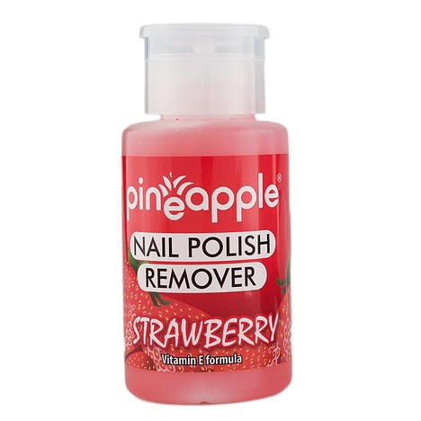 Nail Polish Remover With Pump – Strawberry 200ml