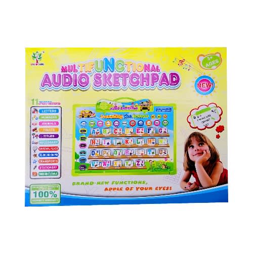 Multifunctional Audio Sketchpad Learning Tablet For Kids