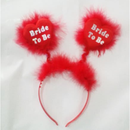 Bride To Be Alice Band- Red