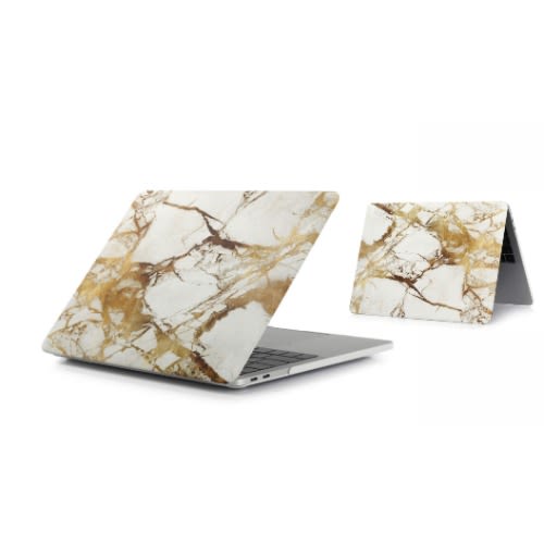 Marble Case For Macbook Pro 13 Inches Case - Gold