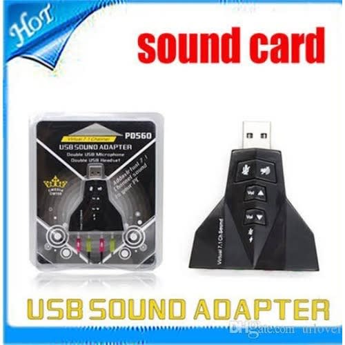External Usb Sound Card Adapter - Double