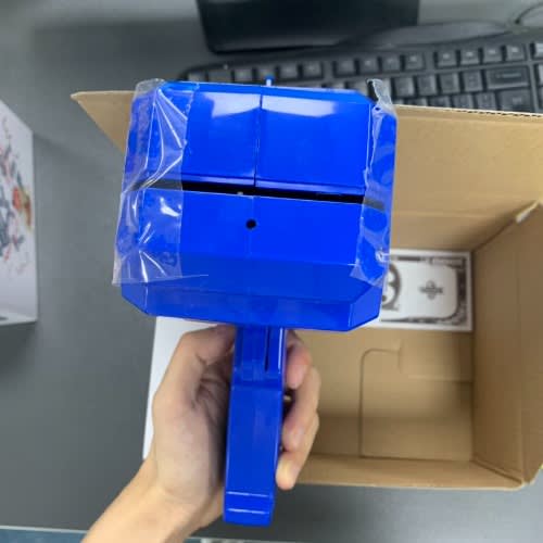 Unbranded Cash Canon Money Gun Spraying Machine - Blue