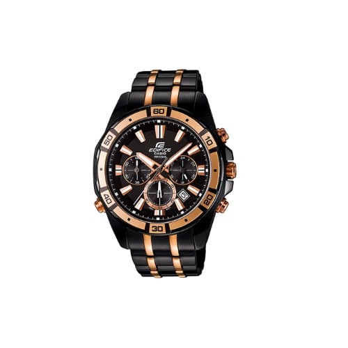 Edifice Two-tone Chronograph Watch EFR-534BKG-1AV Super illuminator