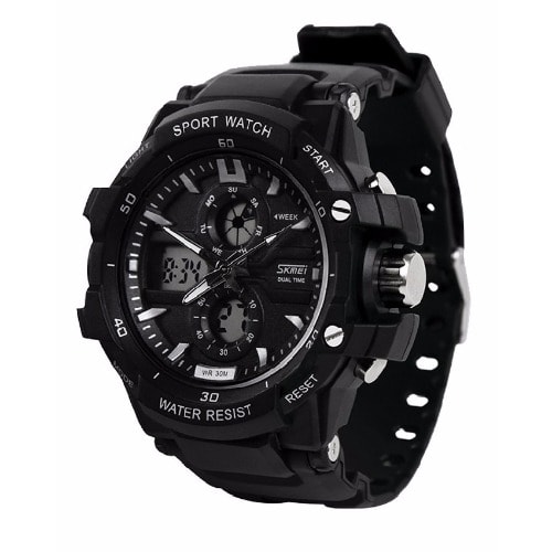 Multi-functional Dual Time Zone Chronograph Sports Watch