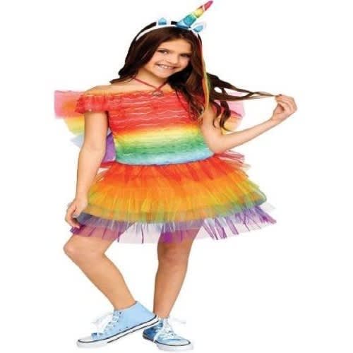 Girl's Rainbow Unicorn Costume