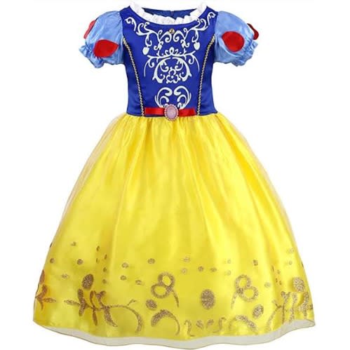 Snow White Dress Up Costume- Blue And Yellow