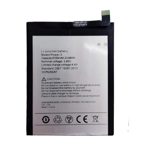 Repalcement Battery For Umidigi Power 3 - 6150mAh