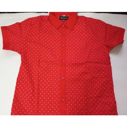 Baby Boy Red Poka Dot Shirt