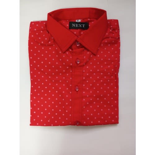 Baby Boy Red Poka Dot Shirt