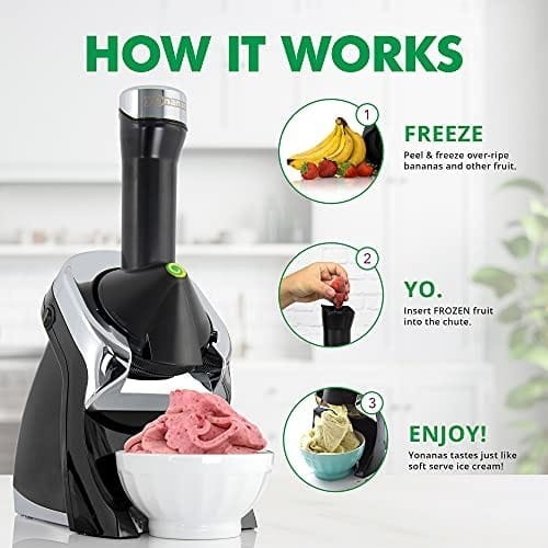 Yonanas Frozen Fruit Ice Cream Maker Machine