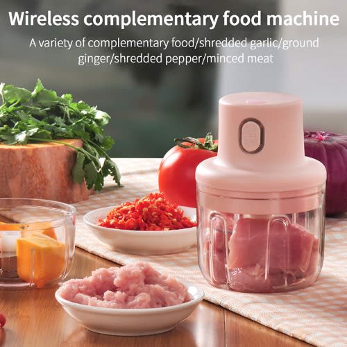USB Rechargeable Garlic Chopper - 250ml
