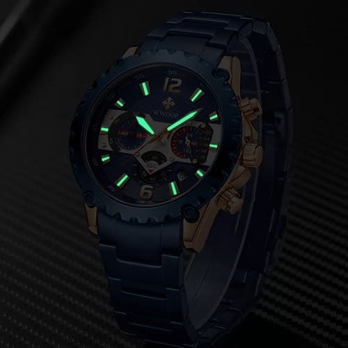 Royal Blue Chain Watch