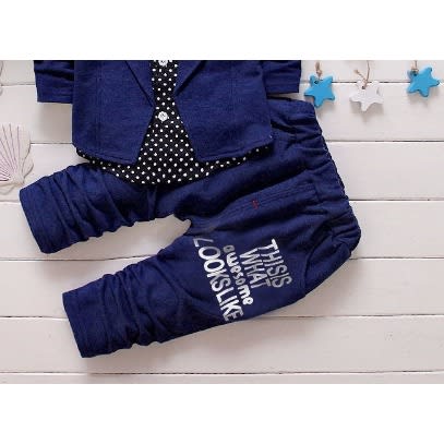 Clothing Set For Boys - Navy Blue