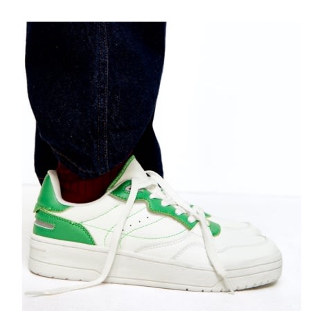 Contrasting Sneakers -Green