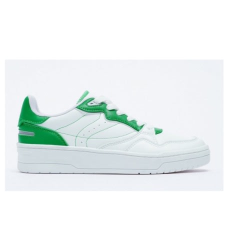 Contrasting Sneakers -Green