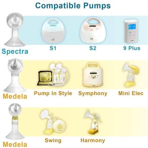 6Pcs Duckbill Valves For Spectra & Medela Breastpumps