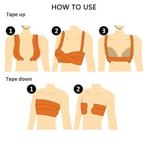 Instant Breast Lift, Push Up Bra -adhesive Boob Tape