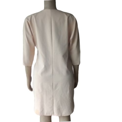 Ladies Floral Dress-peach
