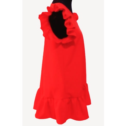 Red A- Line Dress