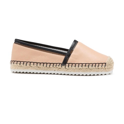 Flat Espadrille Shoes- Beige