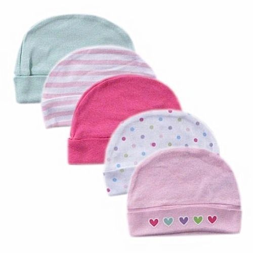 5 Pieces Unisex New Born Baby Carter's Caps