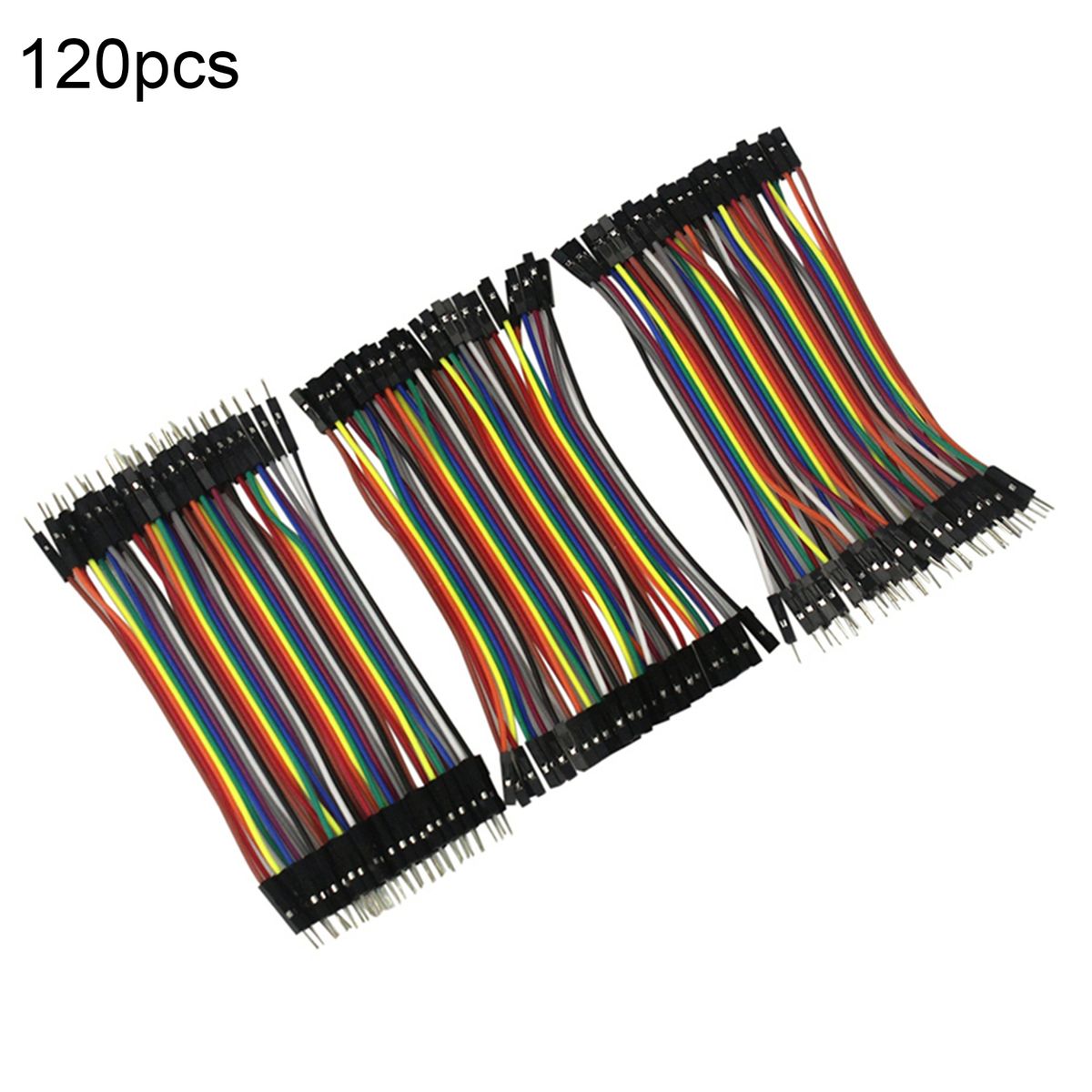 120Pcs/Set Male Female 10cm Jumper Wire 2.54mm Pin Dupont