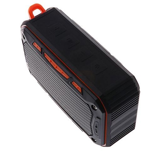 Portable Bluetooth Wireless Speaker Waterproof Sports FM TF Stereo Orange HT-S