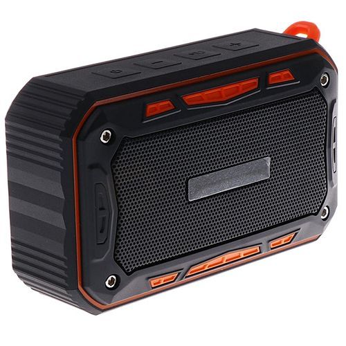 Portable Bluetooth Wireless Speaker Waterproof Sports FM TF Stereo Orange HT-S