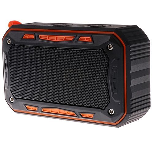 Portable Bluetooth Wireless Speaker Waterproof Sports FM TF Stereo Orange HT-S