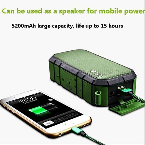 Bluetooth 4.0 Speaker Wireless Outdoor Portable IPX6 Waterproof Speakers With 5W Stereo Driver, Built In Mic, Handsfree, 15H Playtime,Sports,Travel,Shower Beach HT-S