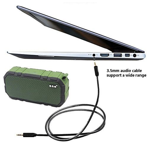 Bluetooth 4.0 Speaker Wireless Outdoor Portable IPX6 Waterproof Speakers With 5W Stereo Driver, Built In Mic, Handsfree, 15H Playtime,Sports,Travel,Shower Beach HT-S