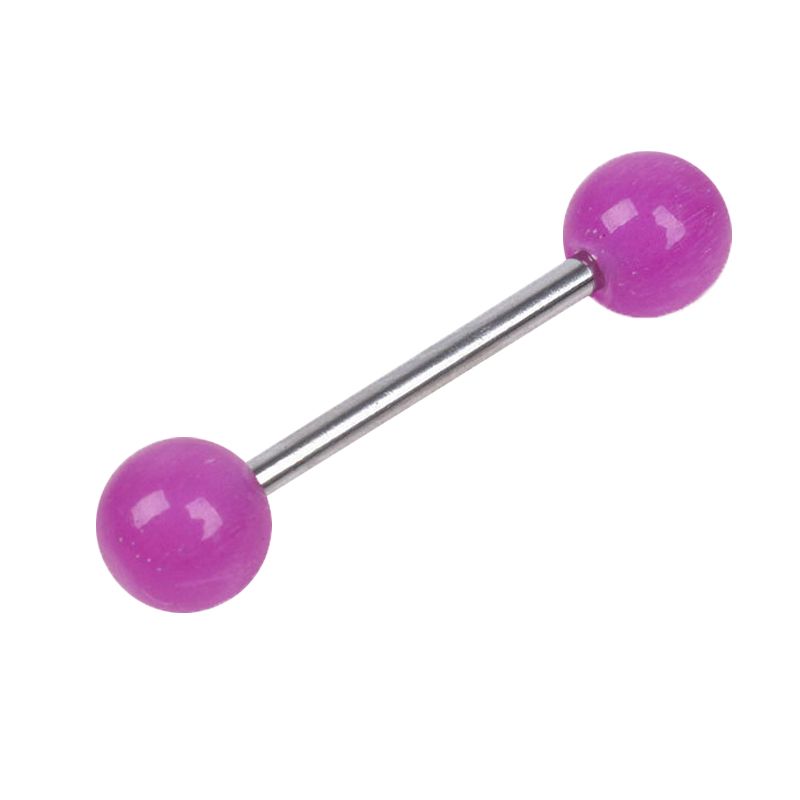 20pcs Of Lot Acrylic Tongue Piercing Barbell Bars Piercing