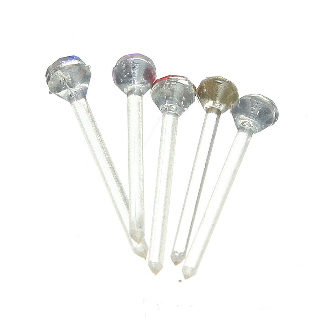20Pairs Rhinestone Crystal Style Plastic Earrings Studs Pin Jewelry Wholesale US