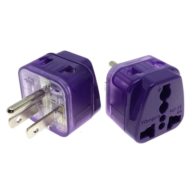 Adapter Convert Power Way Universal 2 Outlet Travel Plug