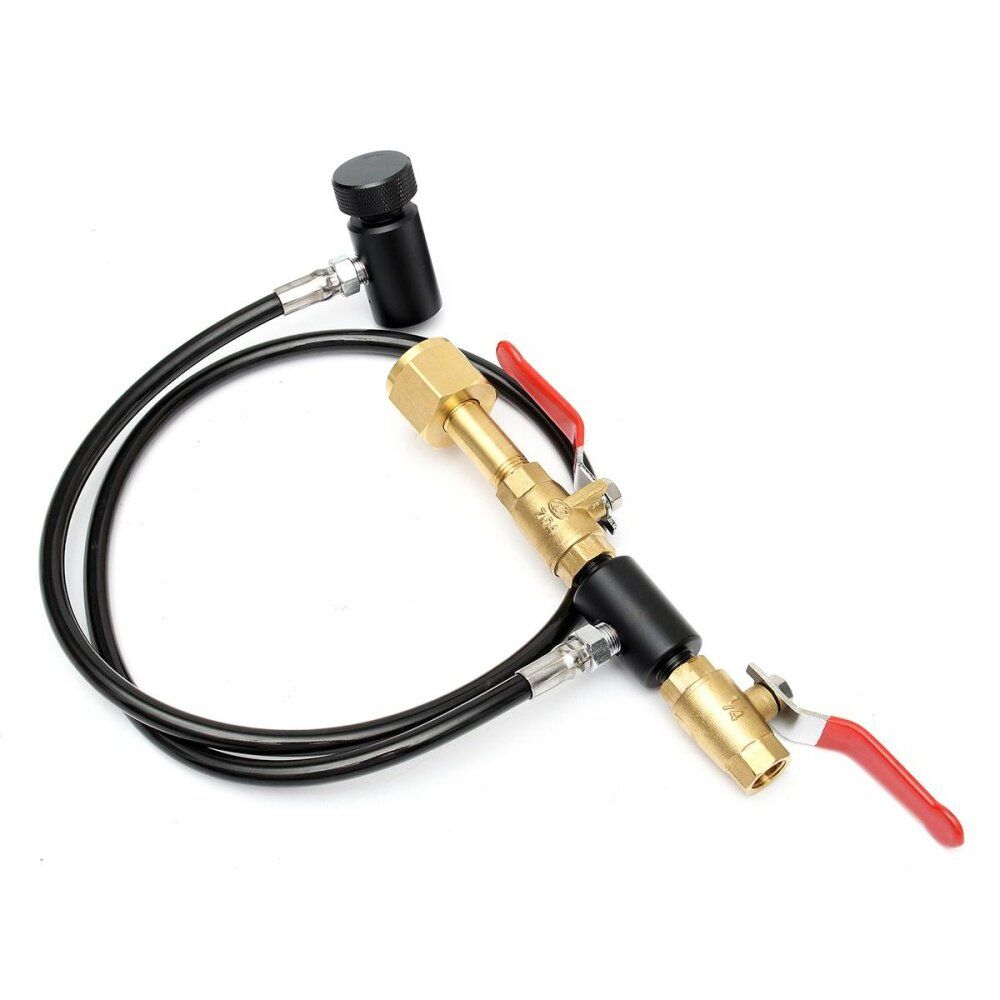 2pcs CO2 Refill Station Paintball Tank CO2 Cylinder Fill Adapter High Hose