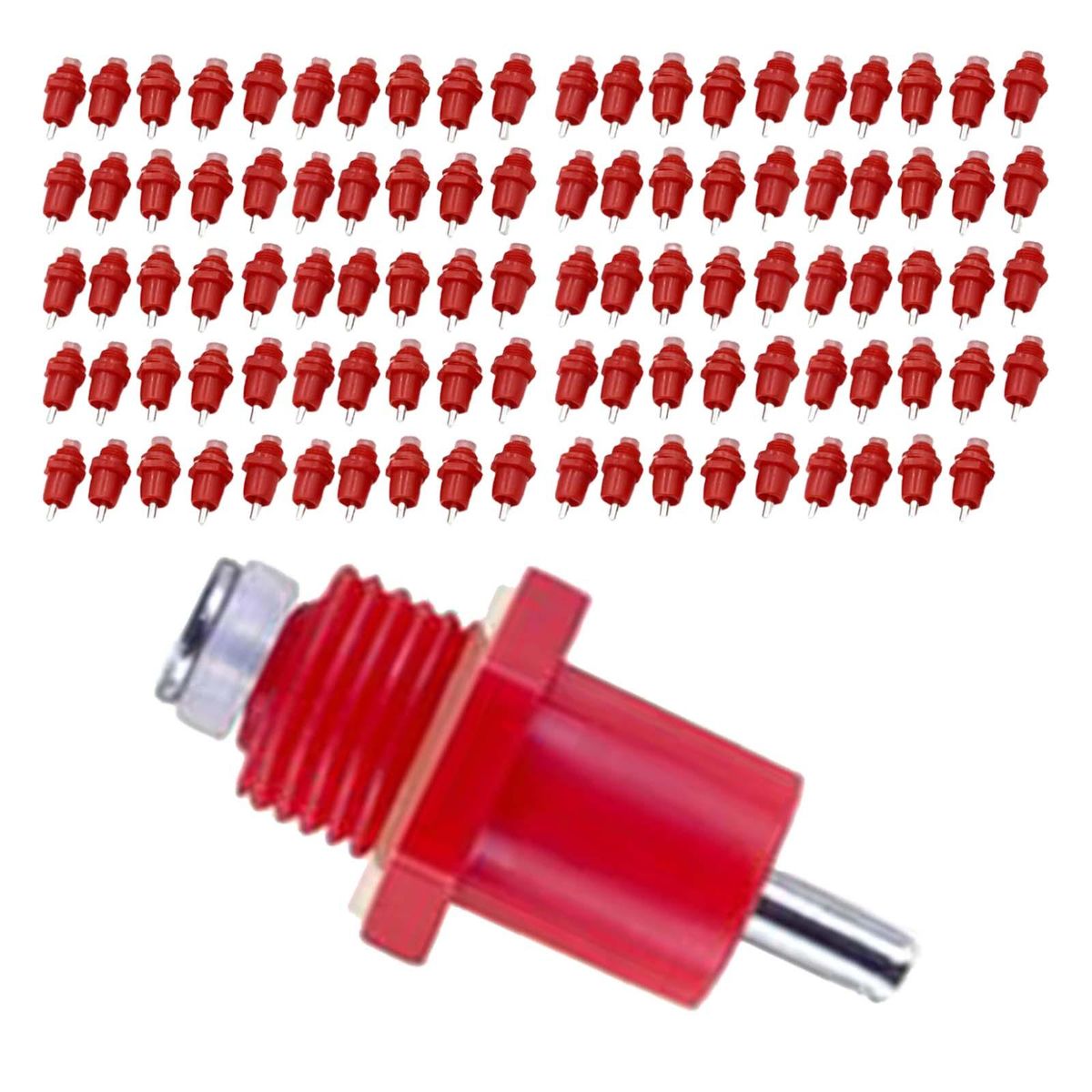 100 Pieces Automatic Poultry Water Drinker Screw Style