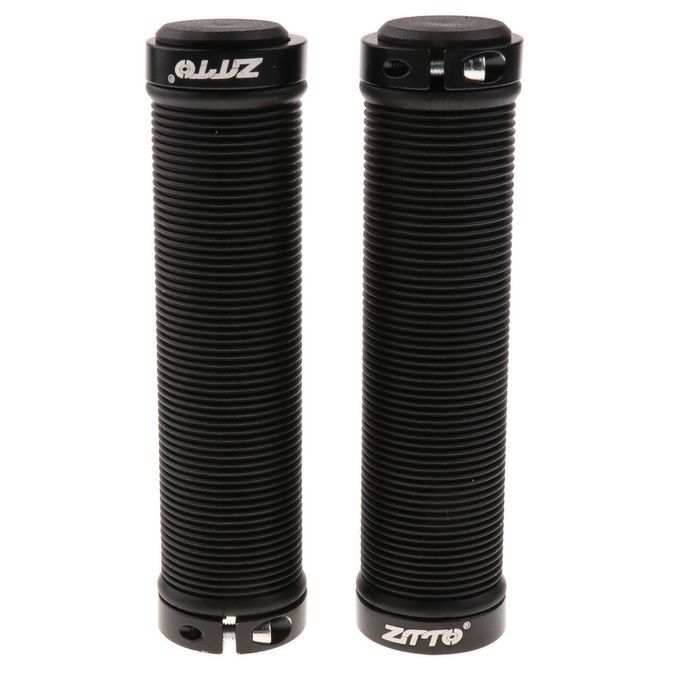 MTB Bike Handlebar Grips Silicone  Lock On Anti Slip Bicycle Black